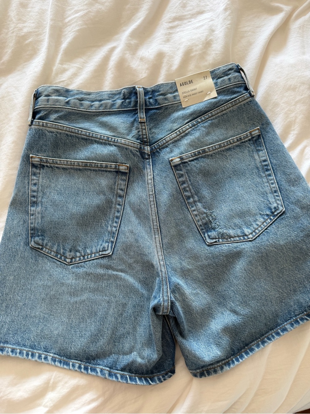 Agolde Stella High Rise Baggy Short - Picture 5 of 5